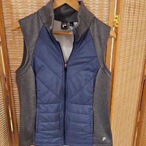 Fila Navy and Charcoal Sleeveless Vest